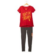USC Trojans Women's 289c Cardinal Fight On Trojans Dixon Lounge Set